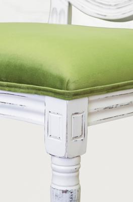 Стул MAK interior Обеденные стулья Memos old green арт. 5KS24501-RTGR