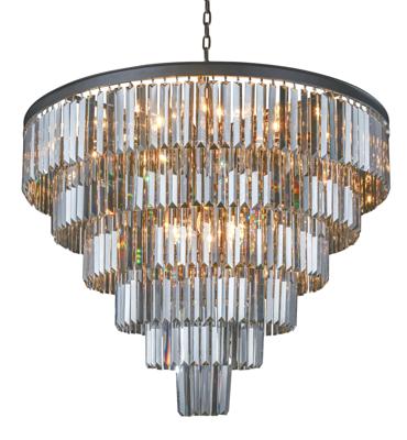 Светильник MAK interior Дизайнерские светильники Odeon 6 rings smoke арт. WTL1943-800BK-GR