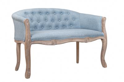 Диван MAK interior Двухместные диваны Kandy double light blue арт. 5KS24558D-LB