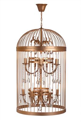 Светильник MAK interior Дизайнерские светильники Birdcage D60 gold арт. BC08-12G