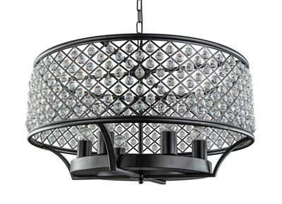 Светильник MAK interior Дизайнерские светильники Klaris D600 арт. WTL2105-6BK-CL