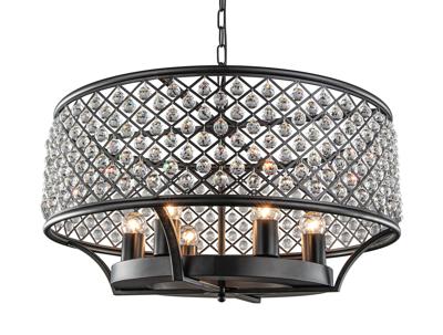 Светильник MAK interior Дизайнерские светильники Klaris D600 арт. WTL2105-6BK-CL