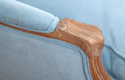 Полукресло MAK interior Полукресла Aldo light blue арт. CH-301-LB
