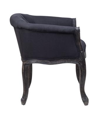 Кресло MAK interior Низкие кресла для дома Kandy black old арт. 5KS24559-BO