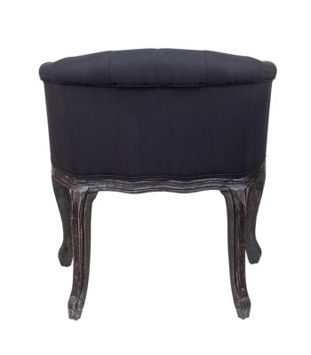 Кресло MAK interior Низкие кресла для дома Kandy black old арт. 5KS24559-BO