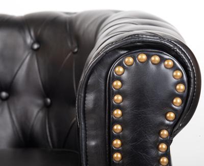 Кресло MAK interior Кожаные кресла Karo black v2 арт. 7LV24029-1-B