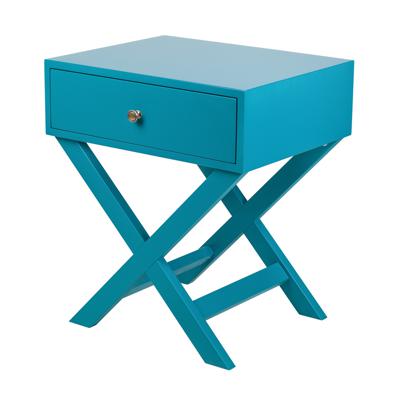 Тумба MAK interior Тумбы Синяя компактная тумба Tomas teal лофт арт. MGCG-03-BB