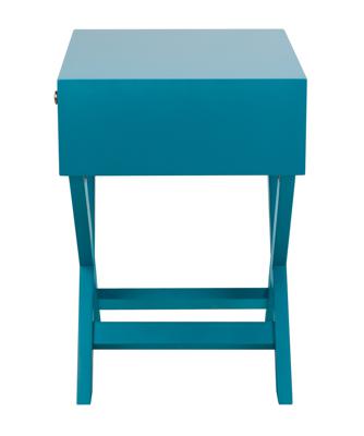 Тумба MAK interior Тумбы Синяя компактная тумба Tomas teal лофт арт. MGCG-03-BB