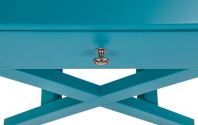 Тумба MAK interior Тумбы Синяя компактная тумба Tomas teal лофт арт. MGCG-03-BB