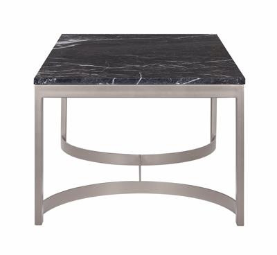 Стол журнальный MAK interior Журнальные и кофейные столики Стол журнальный Aron marble-GY арт. 7LV-047GY
