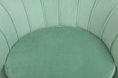 Кресло MAK interior Низкие кресла для дома Дизайнерское кресло ракушка зеленое Pearl green арт. 7LV29040-GR