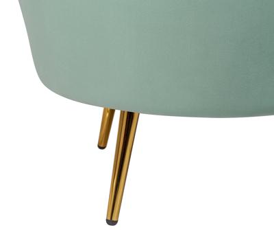 Кресло MAK interior Низкие кресла для дома Дизайнерское кресло ракушка зеленое Pearl green арт. 7LV29040-GR