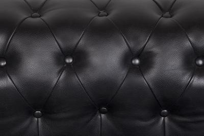 Диван MAK interior Дизайнерские кожаные диваны Chesterfield black leather 2S арт. 7LV24004-2-BGL