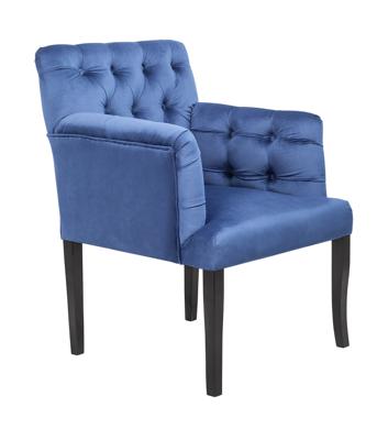 Кресло MAK interior Низкие кресла для дома Zander deep blue арт. YF-1841-B