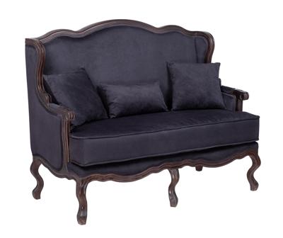 Диван MAK interior Двухместные диваны Brody double black арт. 7LV1844-dwb