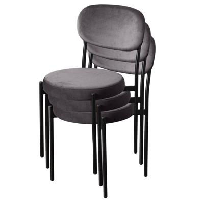 Стул Top concept Стул Mason, бархат серый 27 арт. 76085