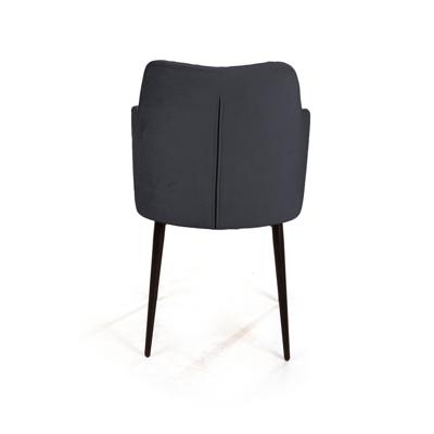 Стул Top concept Стул с подлокотниками Hunt ромб, бархат 03 / чёрный конус арт. 82152