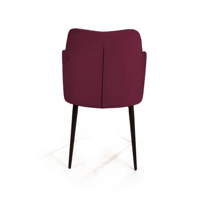 Стул Top concept Стул с подлокотниками Hunt ромб, бархат красный 16 new / чёрный конус арт. 83979