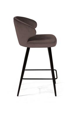 Стул полубарный Top concept Стул полубарный Richard, бархат коричневый 12 арт. 83941