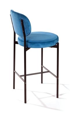 Стул полубарный Top concept Стул полубарный Mason, бархат синий 29 арт. 20304