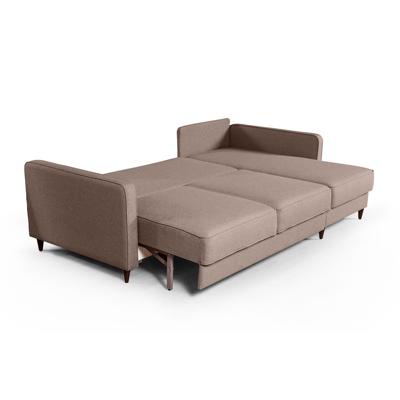 Диван Top concept Oslo диван-кровать с шезлонгом рогожка серый арт. 6240