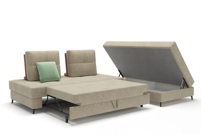 Диван Top concept Reef диван-кровать угловой замша бежевый арт. 6297