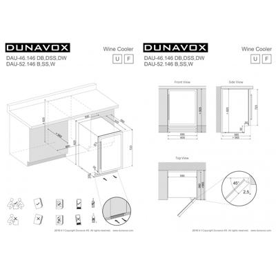 Винный шкаф Dunavox Dunavox DAU-52.146SS арт. ZN-187073