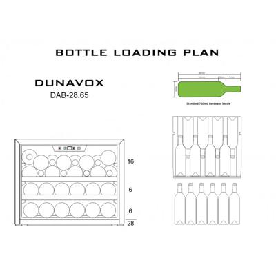 Винный шкаф Dunavox Dunavox DAB-28.65B арт. ZN-187074