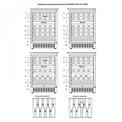 Винный шкаф Dunavox Dunavox DAU-46.146DSS арт. ZN-187078