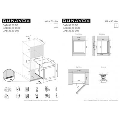 Винный шкаф Dunavox Dunavox DAB-36.80DB арт. ZN-187079