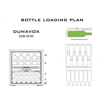 Винный шкаф Dunavox Dunavox DAB-36.80DB арт. ZN-187079
