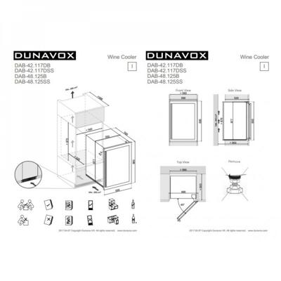 Винный шкаф Dunavox Dunavox DAB-42.117DB арт. ZN-187082