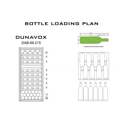 Винный шкаф Dunavox Dunavox DAB-89.215DW арт. ZN-187087