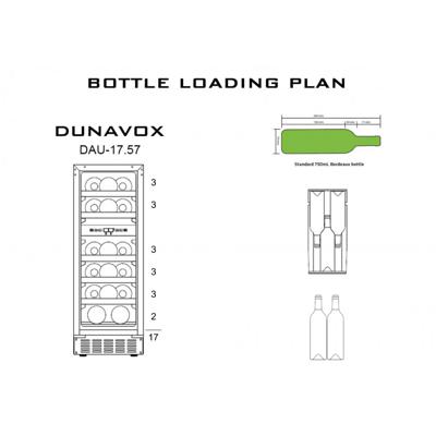 Винный шкаф Dunavox Dunavox DAU-17.57DW арт. ZN-187094