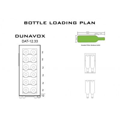 Винный шкаф Dunavox Dunavox DAT-12.33DC арт. ZN-187097