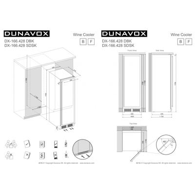 Винный шкаф Dunavox Dunavox DX-166.428SDSK арт. ZN-187102