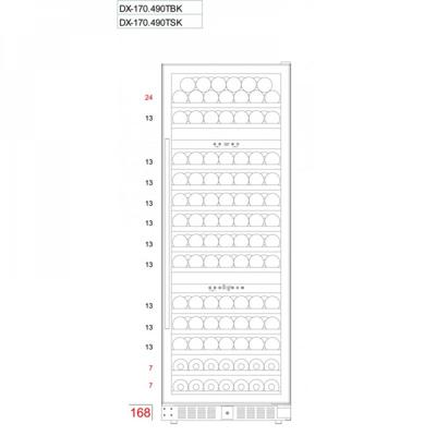 Винный шкаф Dunavox Dunavox DX-170.490TBK арт. ZN-187105