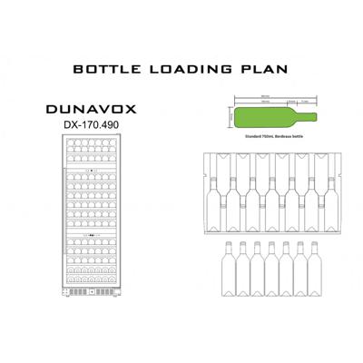 Винный шкаф Dunavox Dunavox DX-170.490TBK арт. ZN-187105