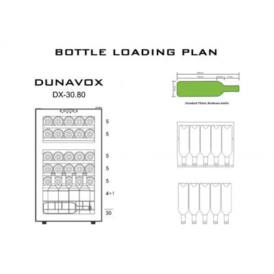 Винный шкаф Dunavox Dunavox DX-30.80DK арт. ZN-187114