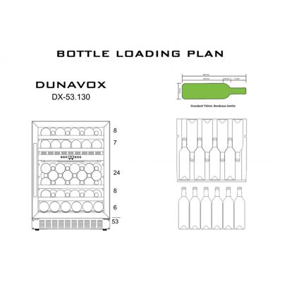 Винный шкаф Dunavox Dunavox DX-53.130SDSK/DP арт. ZN-187121