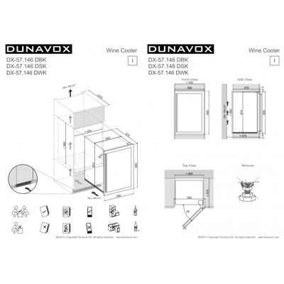 Винный шкаф Dunavox Dunavox DX-57.146DWK арт. ZN-187124