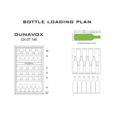 Винный шкаф Dunavox Dunavox DX-57.146DWK арт. ZN-187124