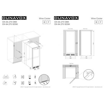 Винный шкаф Dunavox Dunavox DX-94.270DBK арт. ZN-187130