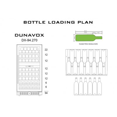 Винный шкаф Dunavox Dunavox DX-94.270DBK арт. ZN-187130