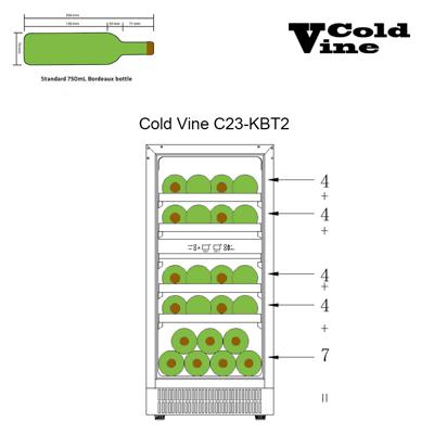 Винный шкаф Cold Vine Cold Vine C23-KBT2 арт. ZN-187157