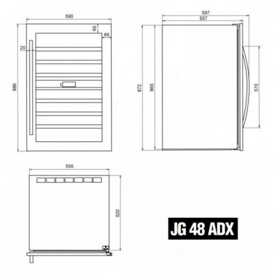 Винный шкаф IP Industrie IP Industrie JG 48 ADX арт. ZN-187261