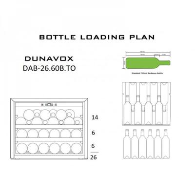 Винный шкаф Dunavox Dunavox DAB-26.60B.TO арт. ZN-187284