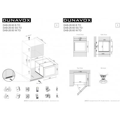 Винный шкаф Dunavox Dunavox DAB-26.60W.TO арт. ZN-187286