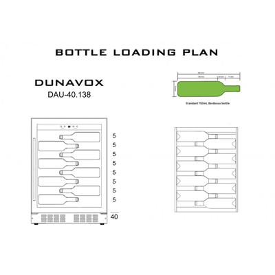 Винный шкаф Dunavox Dunavox DAU-40.138B арт. ZN-187288