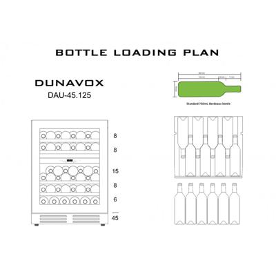 Винный шкаф Dunavox Dunavox DAU-45.125DSS.TO арт. ZN-187293